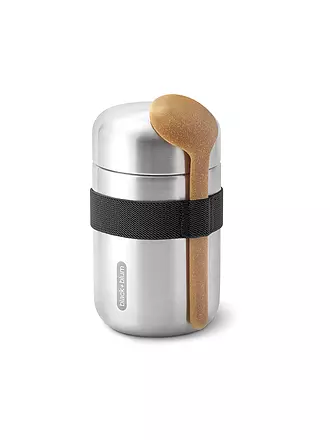 BLACK+BLUM | Thermosbehälter - Food Flask 400ml Schwarz/Edelstahl | 